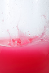 strawberry juice splash