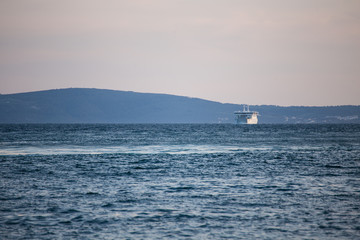 07 MAY 2019 Split, Croatia. Touristic port in Split