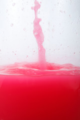 strawberry juice splash