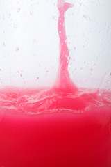 strawberry juice splash