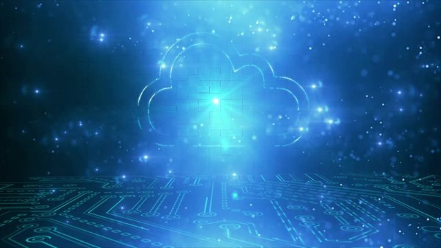 Cloud Computing storage solutions background
