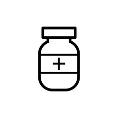 Capsule bottle icon design trendy