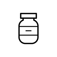Capsule bottle icon design trendy