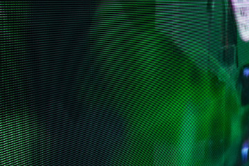 Obraz premium RGB LED Pixel Pitch - Red Green Blue - Color Mixing LEDS. Perspective view SMD Technology. Display Colors Panel