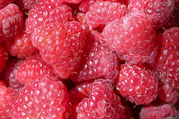 bright juicy tasty berry raspberries, from diseases and colds, raspberry jam to eat in winter for immunity