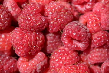 bright juicy tasty berry raspberries, from diseases and colds, raspberry jam to eat in winter for immunity