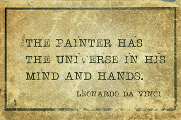 painter has DaVinci