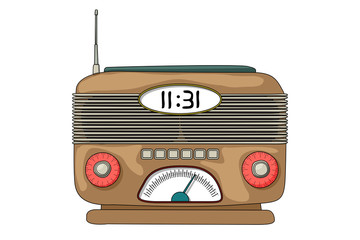 Vintage style radio