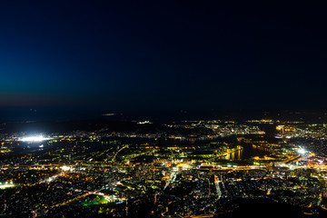 Fototapeta na wymiar Night view of Kitakyushu City