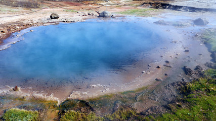 Geyser et zone géothermique en Islande