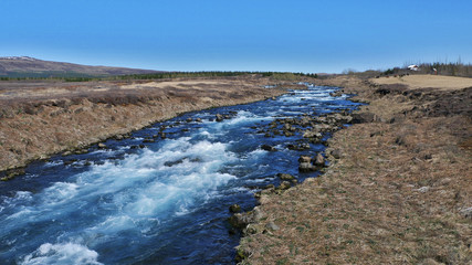 Rivières, torrents, cascades et chutes d'eau en Islande