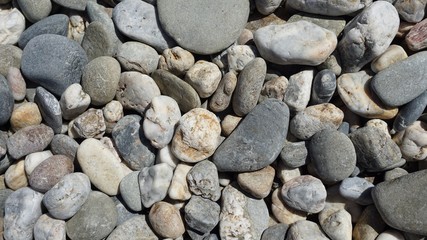 Rocas y piedras de playa, fondo con textura