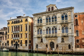 Fototapeta na wymiar palazzo corner spinelli am canal grande in venedig, italien