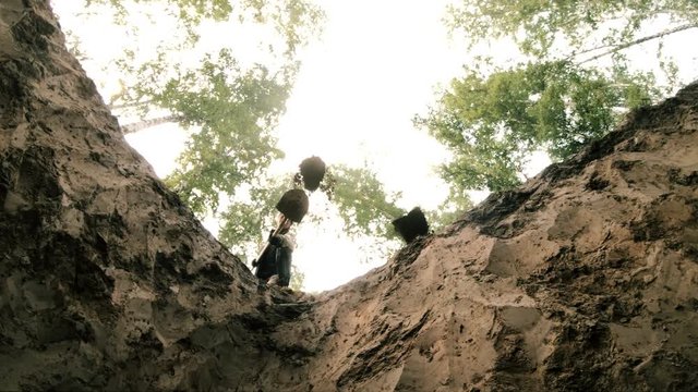 We are Buried Concept Diggers Works Slow Motion Shot