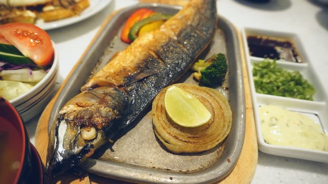 Grilled saba fish, Japaneses food