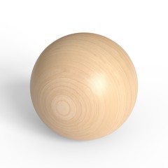 Wooden sphere
