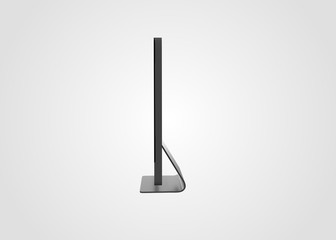 Computer Desktop Freestanding Modern on White background 3D Render