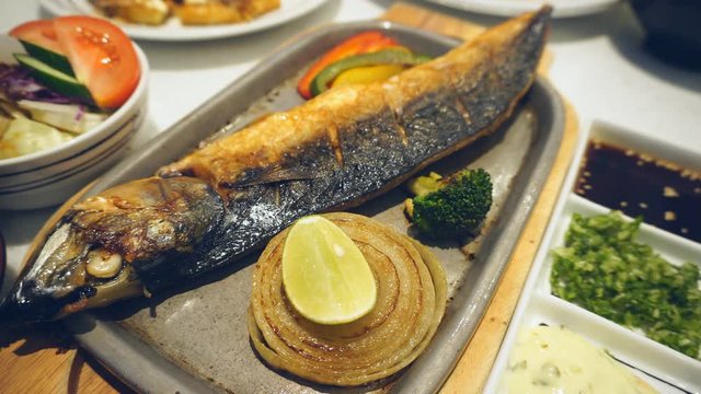 Grilled saba fish, Japaneses food