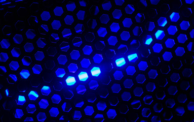 blue background technology