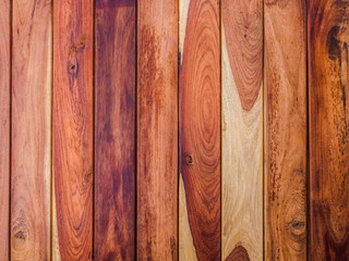 Close up beautiful abstract plank brown color of dark wood texture table vintage background. Use for textured wallpaper website.