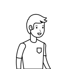 Isolated avatar man vector design