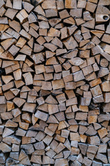 Natural cut wood logs texture background