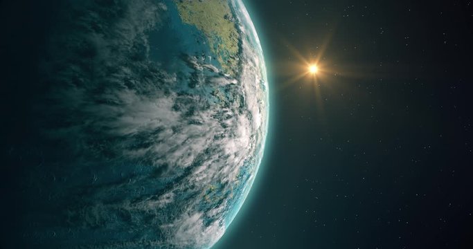 Hypothetical process of planetary engineering by which the surface and climate of Mars would be changed to make large areas of the environment hospitable to humans. High quality 4K CG animation.