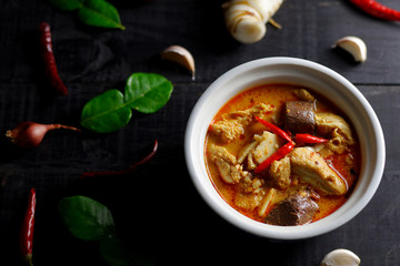 Red Curry with Chicken and Bamboo Shoots