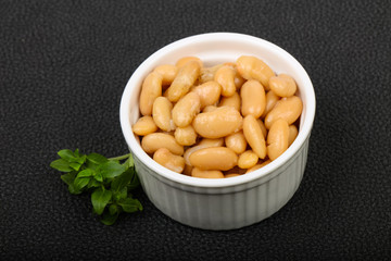 Baked white bean