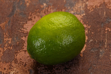 Ripe green lime