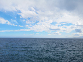 Fototapeta na wymiar amazing seascape and beautiful sky