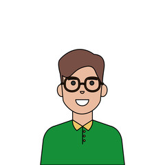Isolated avatar man vector design