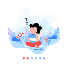 Gift, reward and success for business office holiday concept. Vector flat person illustration. Team of employee people joy. Big box with gold ribbon on background. Design for banner, infographic.