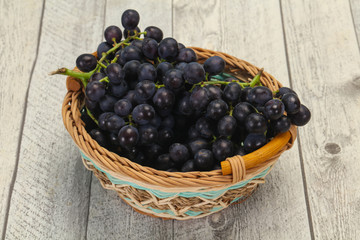 Fresh ripe sweet red grape