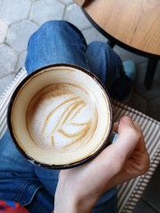 strong and delicious morning coffee