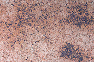 Metal surface covered with corrosion. Metallic texture.  Rusty iron surface. Blank for design