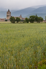 Fototapeta na wymiar Iglesia de Santa Maria de Talló (Bellver de Cerdaña)