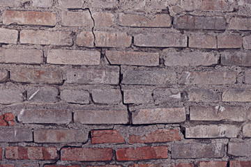 Old brick wall. Brick texture. Blank for design