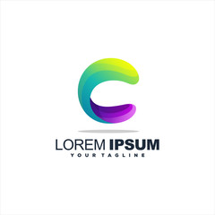 awesome letter c logo design