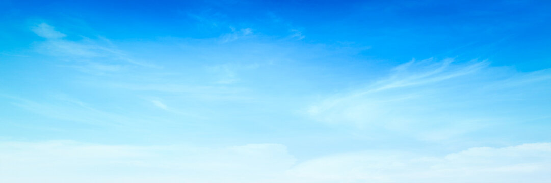 Blue sky and white clouds background © Choat