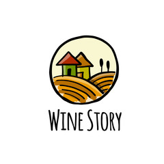 Wine label for your design