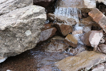 rocks in water