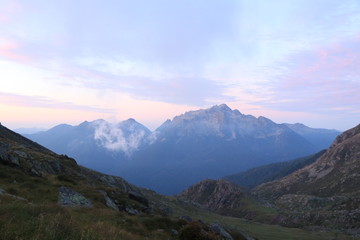 view of mountains