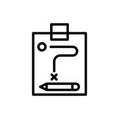 tactical line vector icon