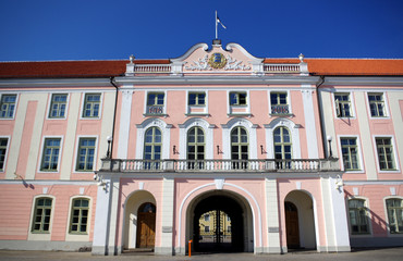 Fototapeta na wymiar parlement de Tallinn, Estonie