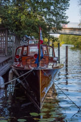 Obraz premium Old timer boats in Stockholm