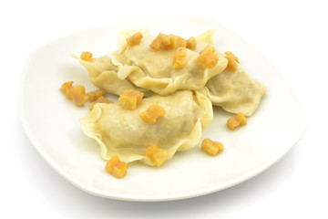 pierogi z kapustą i mięsem