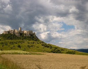 Fototapeta na wymiar The Spis Castle in Slovakia, Europe