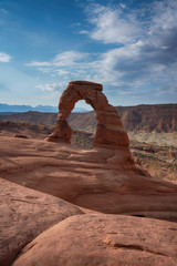 Delicate Arch in Arches National Park in Utah
