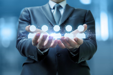 Supporting human resource in the business.